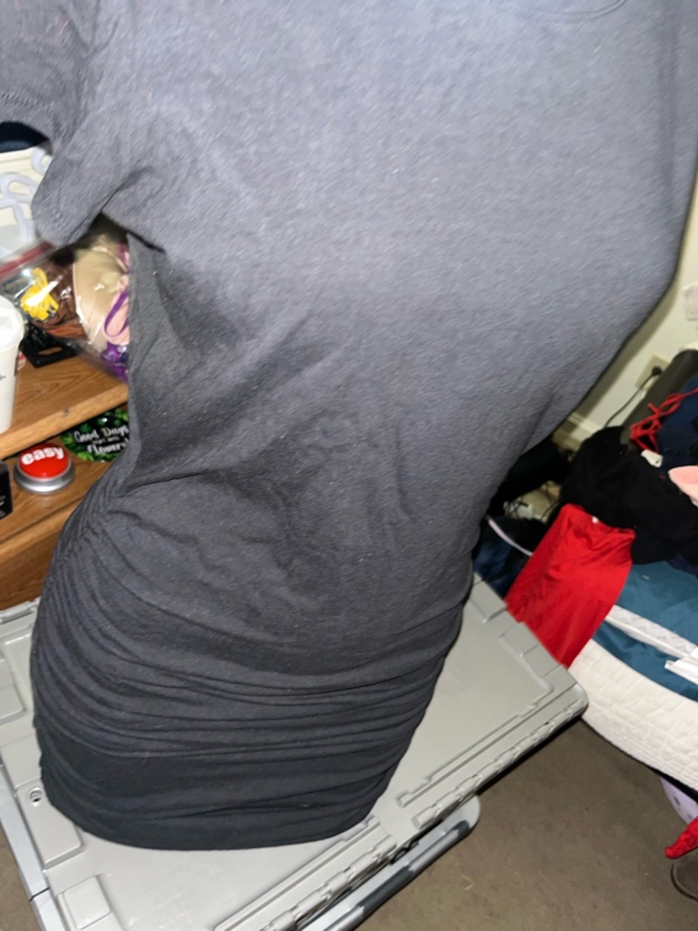 Women’s Black Short-Sleeve Crewneck Top